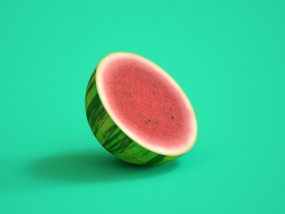 Daily Render: Watermelons 3d abstract cinema 4d daily daily renders everyday art everydays fruits motion motion design octane watermelon