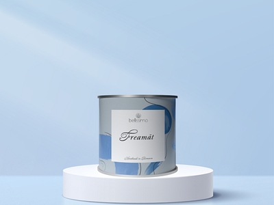Candle label design abstract blue branding candle candle design candle label graphic design label label design packaging