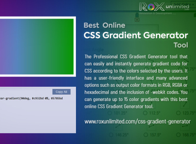 CSS Gradient Generator Tool by jay on Dribbble