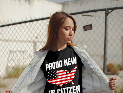 Proud New Us Flag Shirt fitness instagoo instagram typography uas ui design uidesign