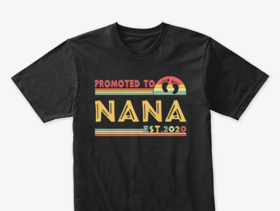 Promoted To Nana Est 2021 Tshart branding community logo design est football illustration meliodas nana nanadigiart nanotechnology nantes pombagira promoted promotion typography