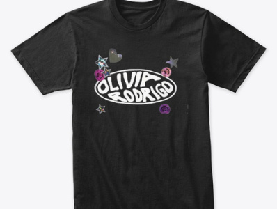Olivia Rodrigo T-Shirt bhfyp branding community logo cuarteteandoeldoce cuartetoo design illustration meliodas olivia rodrigo rodrigobuenophotography typography