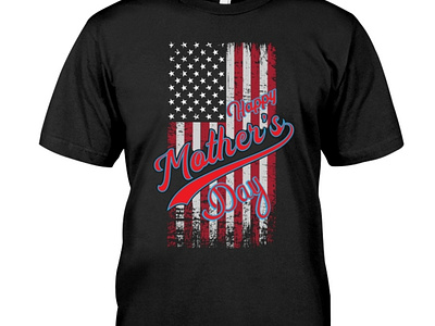 Happy Mothers Day American Flag Shirt