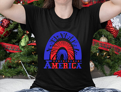 America Tshirt Design 3d animation branding graphic design logo motion graphics