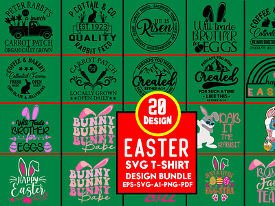 Easter Svg T-shirt Design Bundle SVG Files