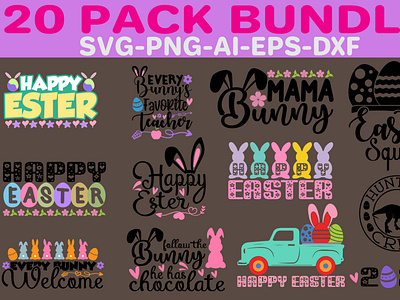 Easter SVG t-shirt Design Bundle