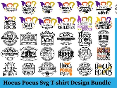 Hocus Pocus Sanderson Bundle 3d animation branding community logo design graphic design illustration logo meliodas motion graphics typography ui ux vector