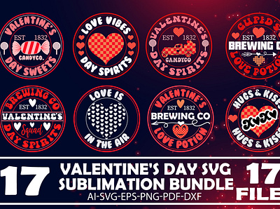 Valentine's Day sublimation SVG Bundle branding community logo illustration meliodas valentine day bear