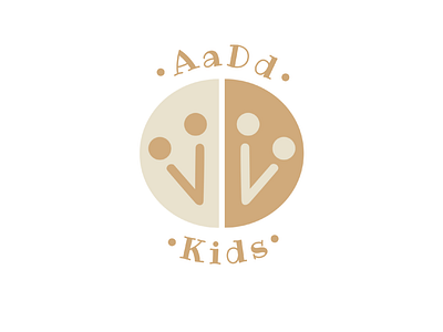 Logo AADD Kids brand branding logo logo elegant logo fashion logo illustration logo kids logo minimalist product shape