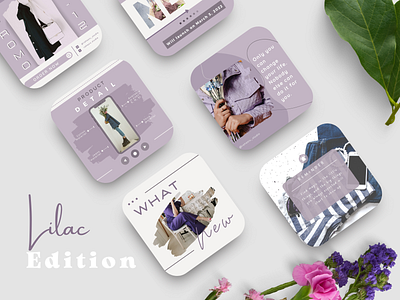 Lilac Edition Instagram Post Template | Canva