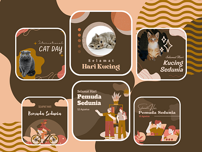 Canva Template with Brown Tones