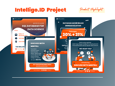 Product Highlight Intelligo.ID Project canva template design graphic design instagram design instagram template product design project project design social media design social media template