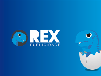 Rex Publicidade | Mascot Logo branding design illustration logo