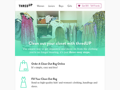 Ecommerce email clothes ecommerce fashion shopping thrift web