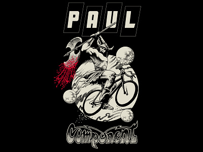 Paul Barbarian apparel branding cycling design illustration typography