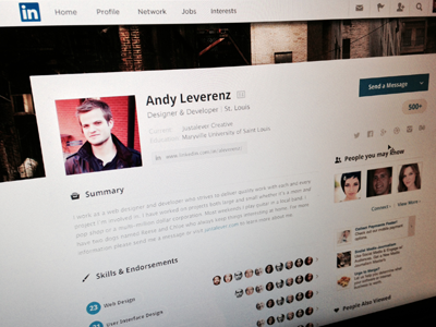 LinkedIn Case Study case study mobile redesign ui ux web