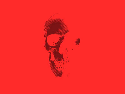 Skull dark etch photoshop red skull