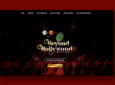 Beyond Bollywood branding eve ui webdevelopment