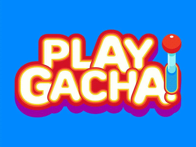 Play Gacha animation gacha illustration slot