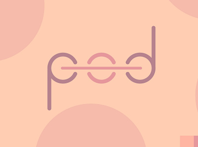 pod branding design flat graphic design icon illustration illustrator logo typography vector