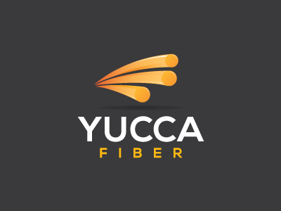 Yucca Fiber fiber gold logo swoosh yucca
