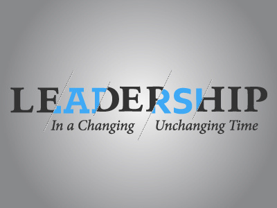 Leadership change font leadership logo