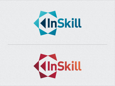 InSkill color geometric hexagon inskill logo triangle