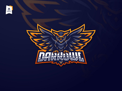 Dark Owl art character design icon logo mascotlogo sports logo vector