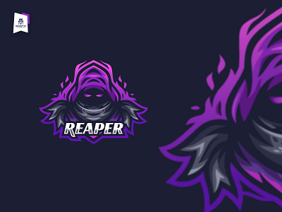REAPER branding character design devil logo icon illustration logo minimal sports logo vector