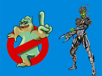 Pepe Ghostbusters - Pepeborg