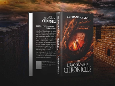 The Dragonwick Chronicles book book cover book cover design books design ebook ebook cover ebook design ebooks fotomontaje photoshop