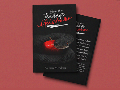 Elegy of a Teenage Melodrama - Book Cover book book cover book cover design books design ebook ebook cover ebook design ebooks photoshop