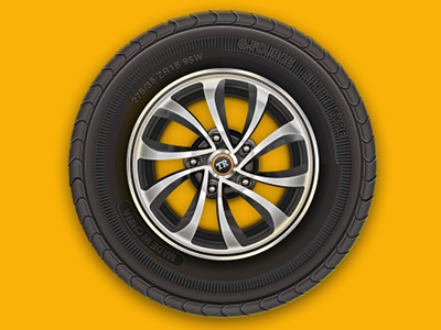 Tyre app application coming ios iphone tyre ui vector vinyl wheel wrap