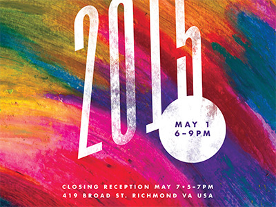 VCUarts Senior Show 2015 design graduation illustration invitation poster typography