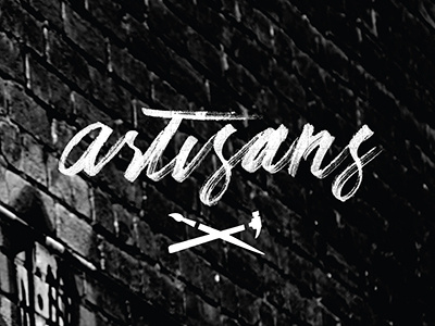 Artisans - Round 2 artisans brush lettering graphic design handlettering logo logotype parks and recreation photography texture typography virginia beach