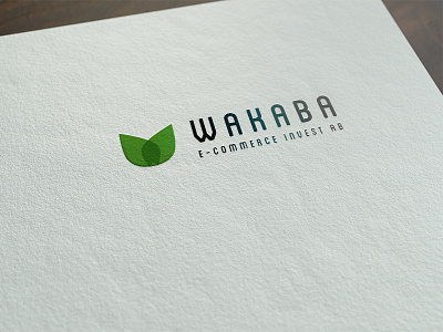 Wakaba e-commerce Invest e commerce investment investment banking logo logotype