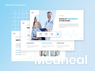 Medheal Medical Presentation Template doctor medical powerpoint presentation presentation design