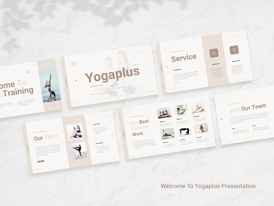 Yogaplus Yoga Presentation Template exercise presentation presentation design workout yoga yoga class