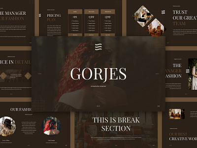 Gorjes Boho Style Presentation bohemian boho presentation presentation template