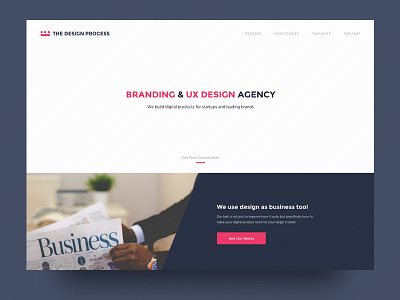 The Design Process Website branding design divi process ux agency web design