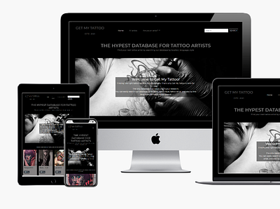 Get My Tattoo branding design tattoo web design website