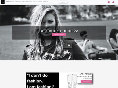 E-commerce web design e-commerce home page web design website