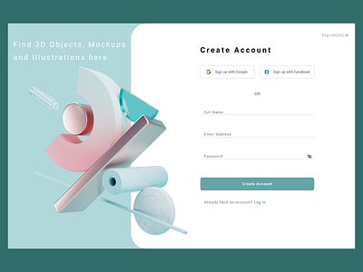 Sign Up Page app dailyui dailyuichallenge design illustration macbook sign up sign up page signup ui ux web