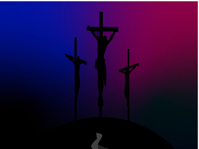 the crucifixion before Easter