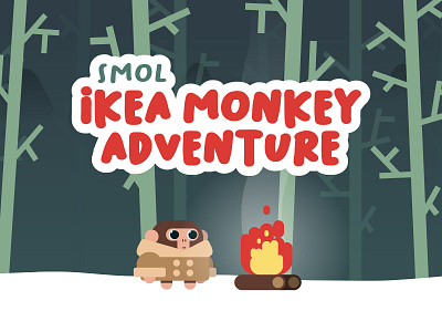 Smol Ikea monkey adventure character illustration platformer unity vector videogame