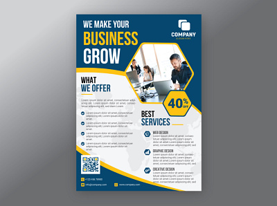 Business Promotion Flyer Template branding design flyer artwork flyer design flyer template flyers