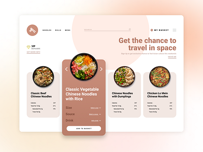 Restaurant Landing page: Food Ordering landing page ui