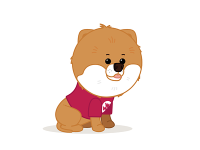 E Mezza adobe illustrator character character design dog illustration illustrator mascotte modular red vector web marketing festival wmf