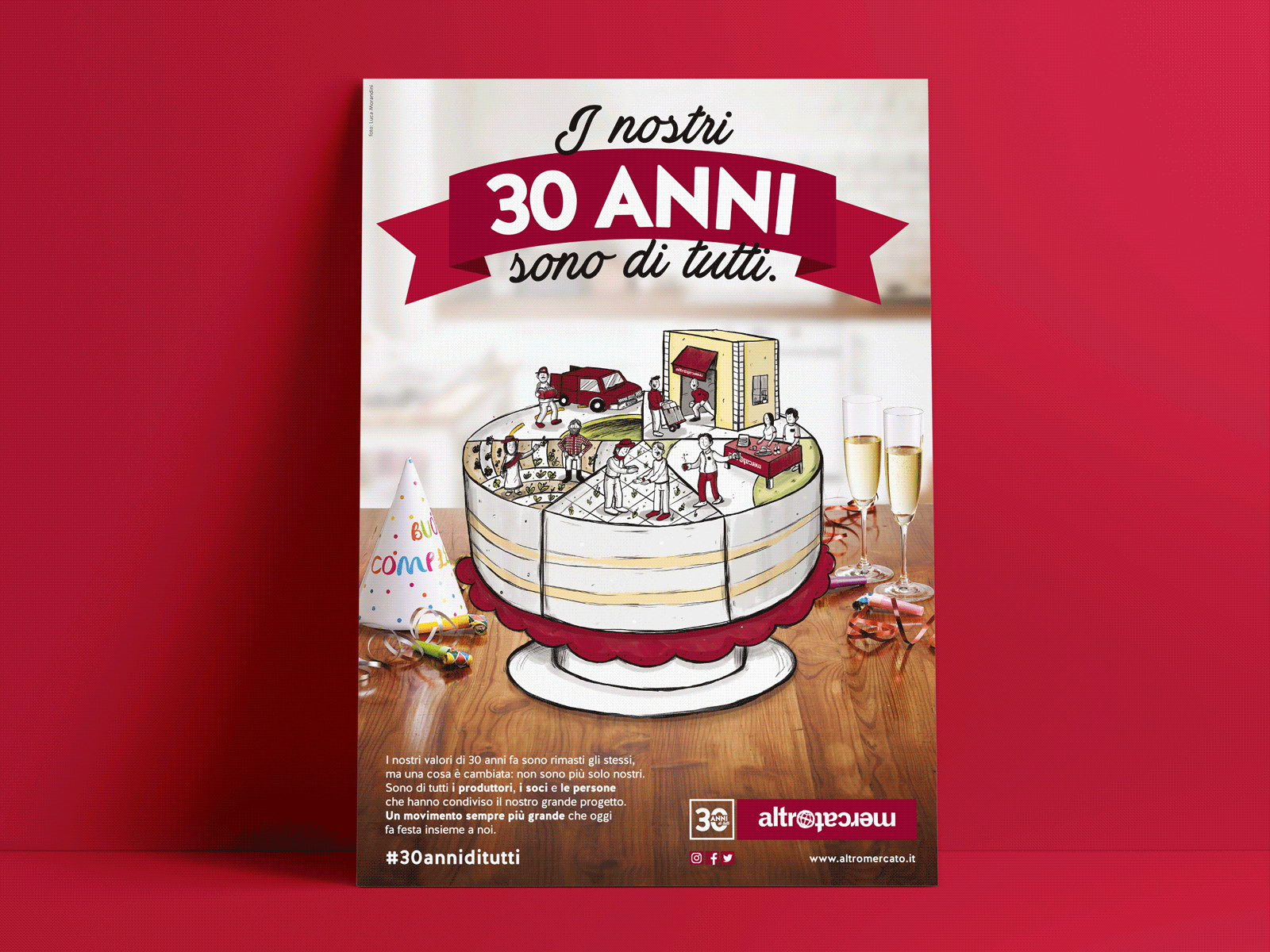 Altromercato 30th Anniversary adv advertising altromercato andremecha artwork brushes character design cookiesandpartners illo illustration illustration design illustrations illustrazione photoshop raster sketch