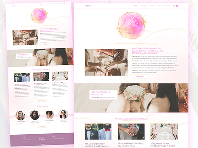 MyKnot Wedding organizer / planner design design gay pink pride webdesign website wedding wedding organizer wedding planner wedding planning weddings